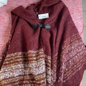 MIXIT MERLOT PONCHO